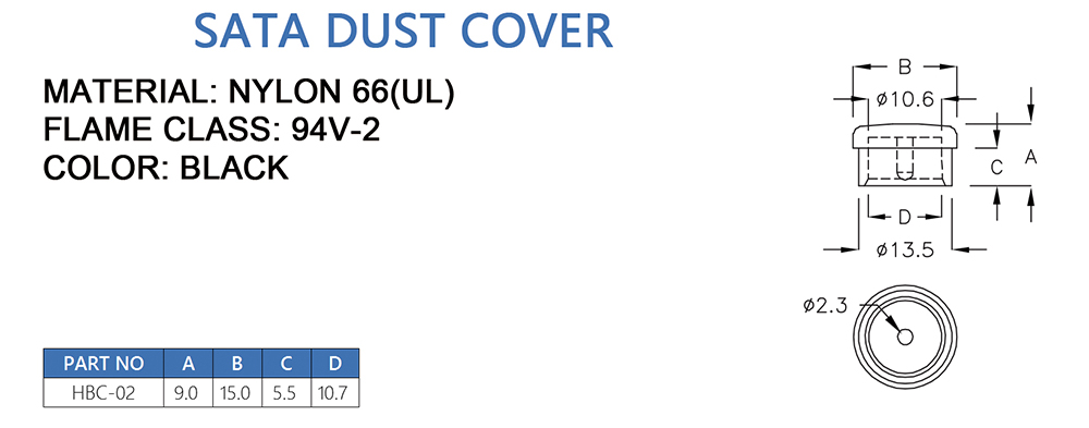 Dust cover HBC-02